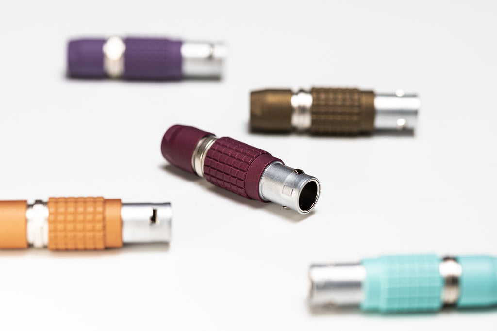 Keebstuff LEMOケーブル Lava Orange 自作キーボード The Original - non-coiled LEMO® cable – Keebstuff Kabelmanufaktur