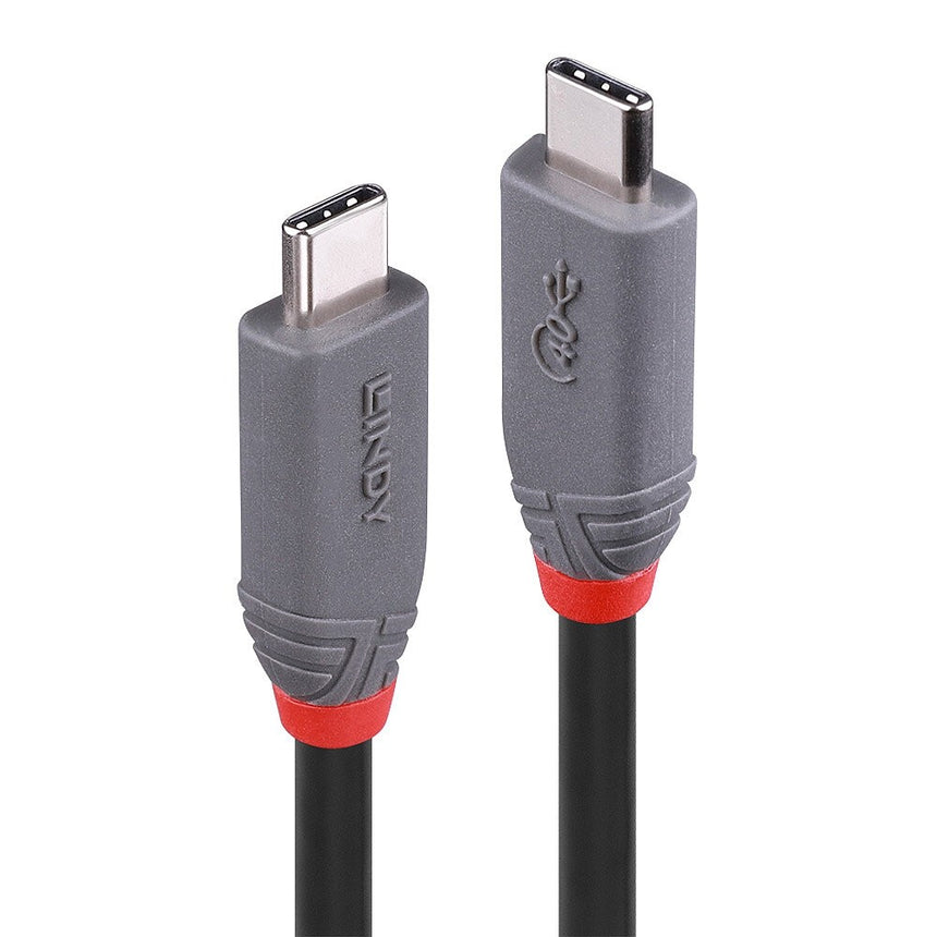 Lindy 0.8m USB 4 C to C cable, 40Gbit/s, Anthra Line