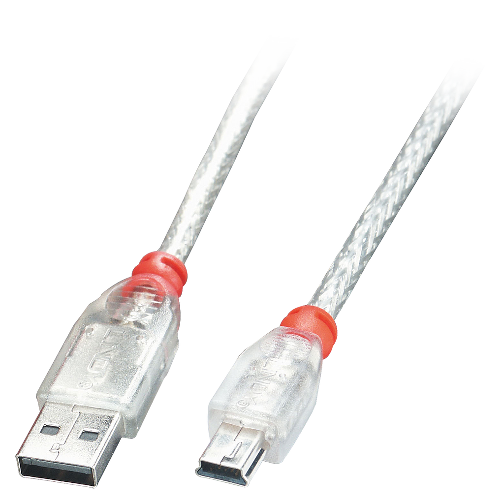 LINDY Cavo USB 2.0 tipo A/Mini-B Anthra Line M/M 2m LINDY Cavo USB 2.0 tipo A/Mini-B Anthra Line M/M 2m