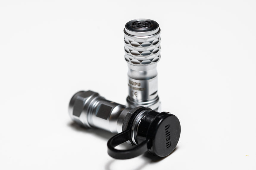 Weipu push-pull connector, device side